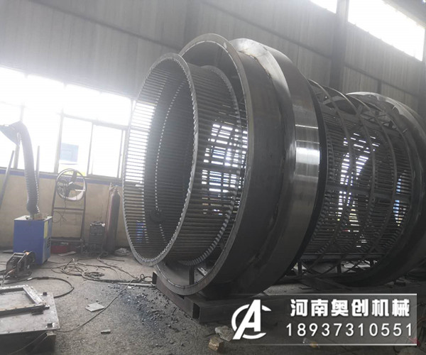 大型无轴滚筒筛安装调试使用维修的注意事项
