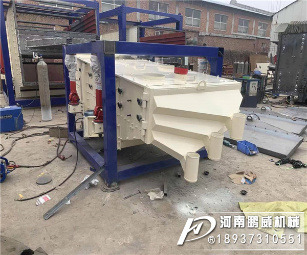 方形摇摆筛出料口不耐磨漏粉怎么解决?