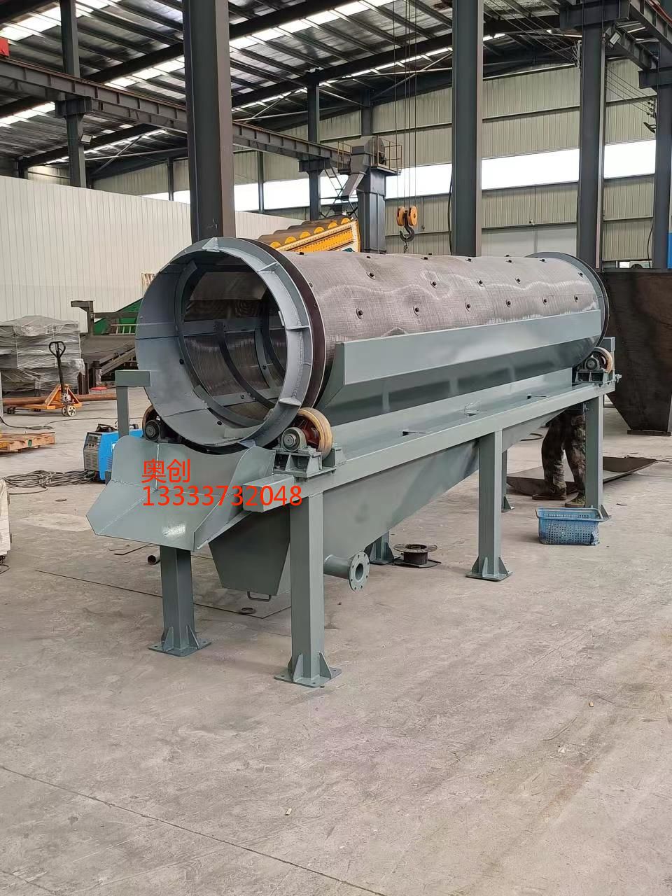 无轴滚筒筛工作原理、优点、注意事项、使用场景等方面的内容