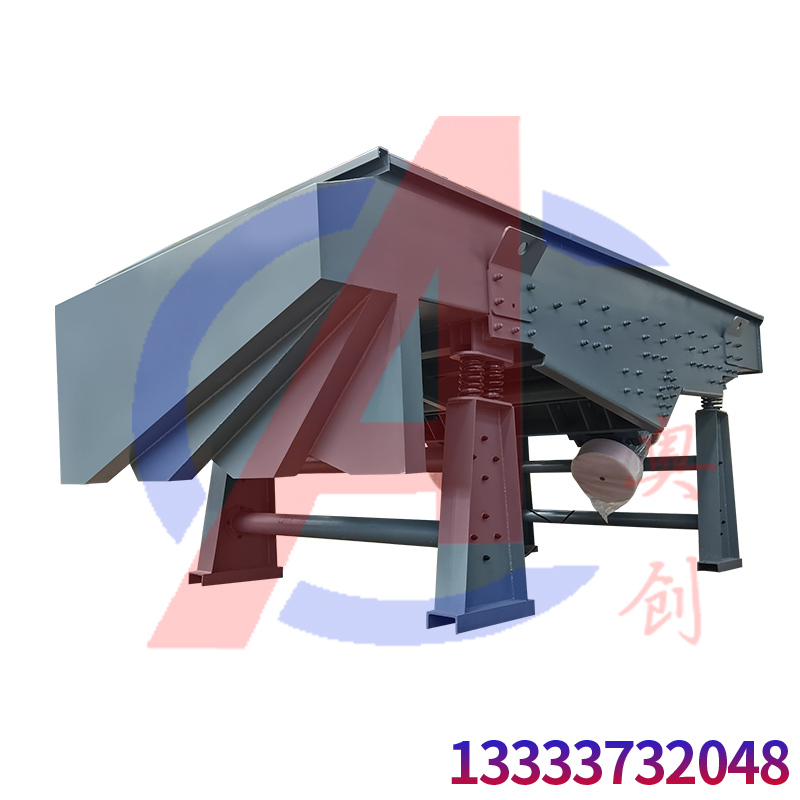 三层碳钢砂石直线筛沙机